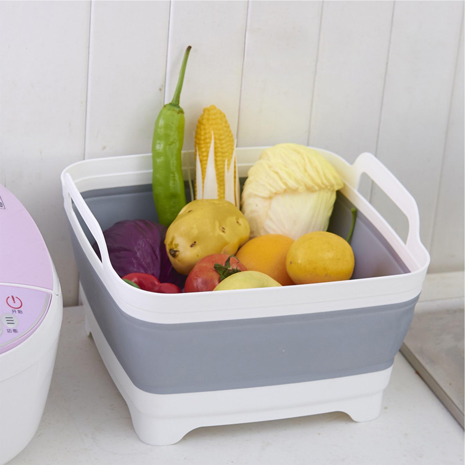 Chậu rửa có thể thu gọn với phích cắm thoát nước