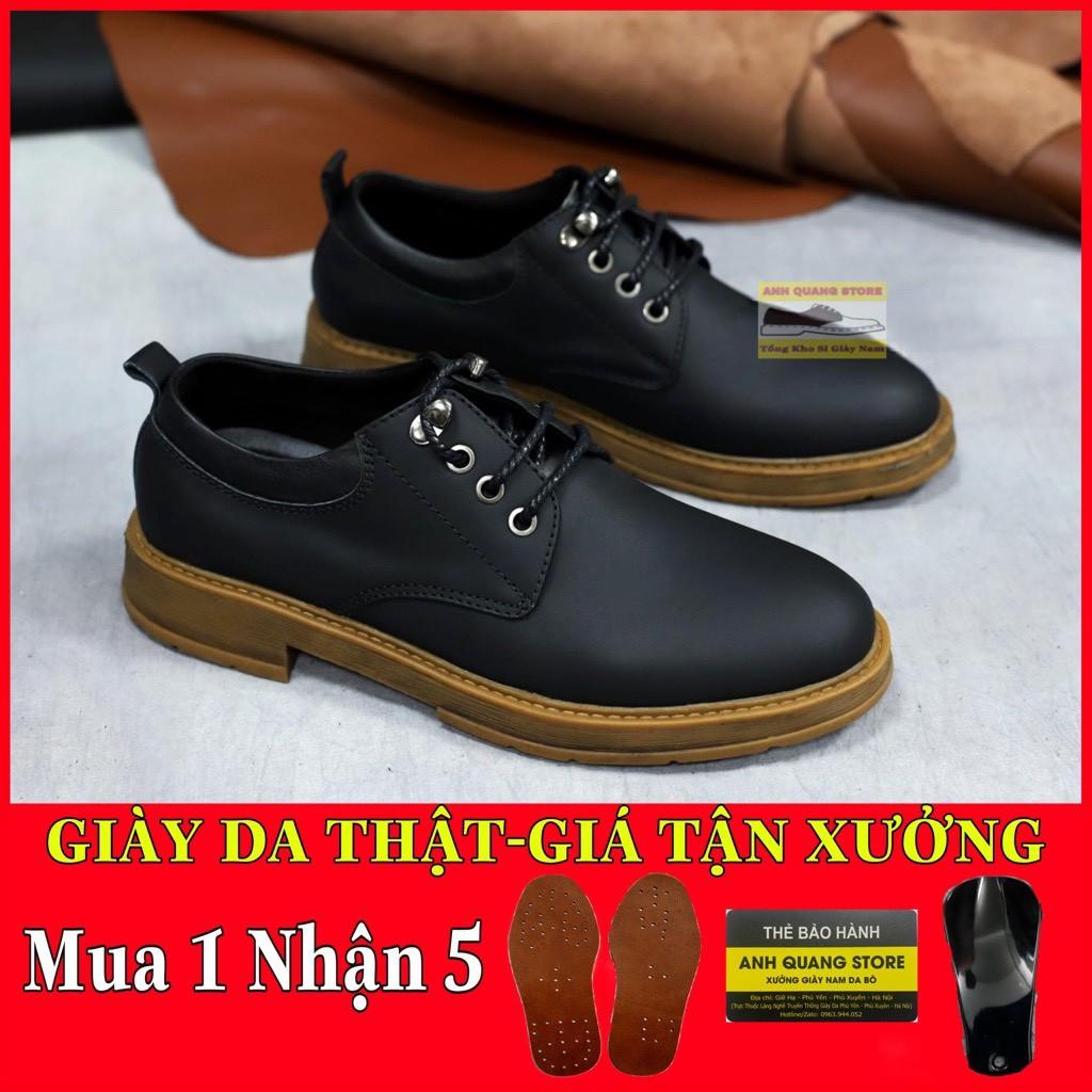 Giày tây cao cấp nam da bò mềm mại phong cách hiện đại bảo hành 1 năm Dr25