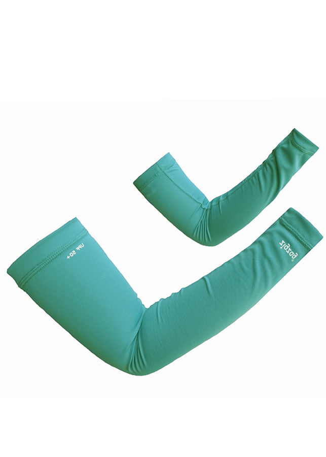 Găng tay ống chống nắng UPF50+ xanh nhạt Zigzag GLV00204