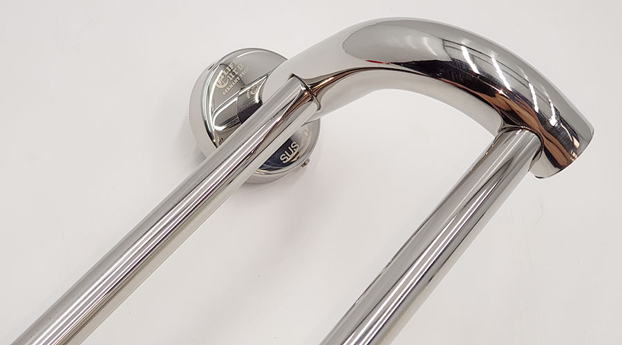 Máng treo khăn đôi cong Inox SUS 304 Eurolife EL-B3