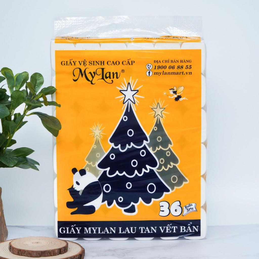Lốc 36 Cuộn Giấy Vệ Sinh Gấu Thông Mylan Hàng Chất Lượng Cao Đảm Bảo An Toàn