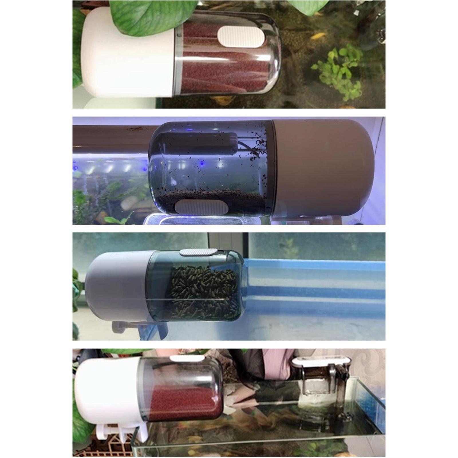 Electric Auto Food Dispenser Aquarium Feeding Timer Feeder Adjustable Holiday Vacation Feeder Automatic Fish Feeder for Weekend Goldfish