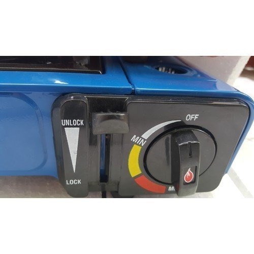 Ga mini sơn xanh và đỏ