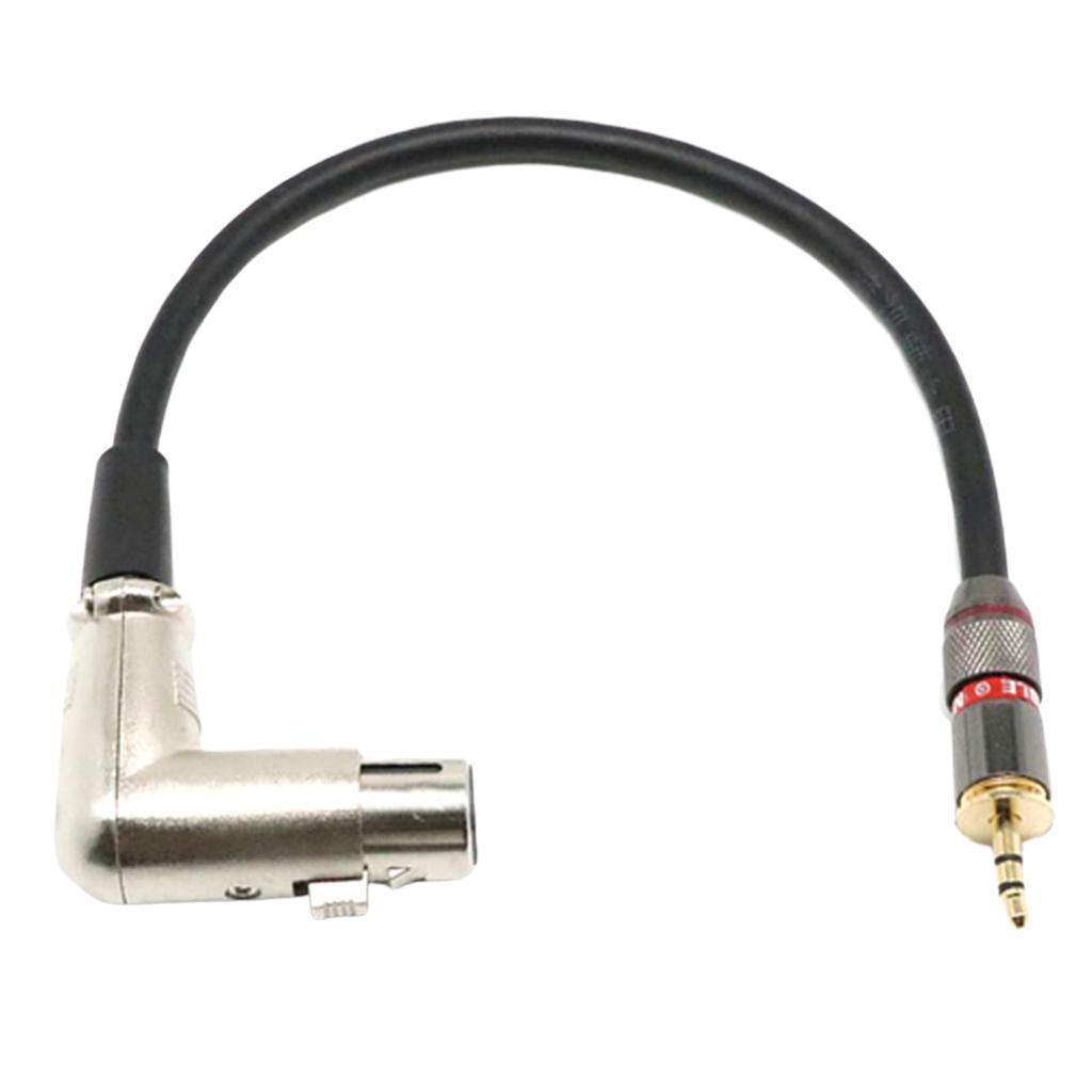XLR Female to 3.5mm Male Plug Premium Audio Cable 1FT