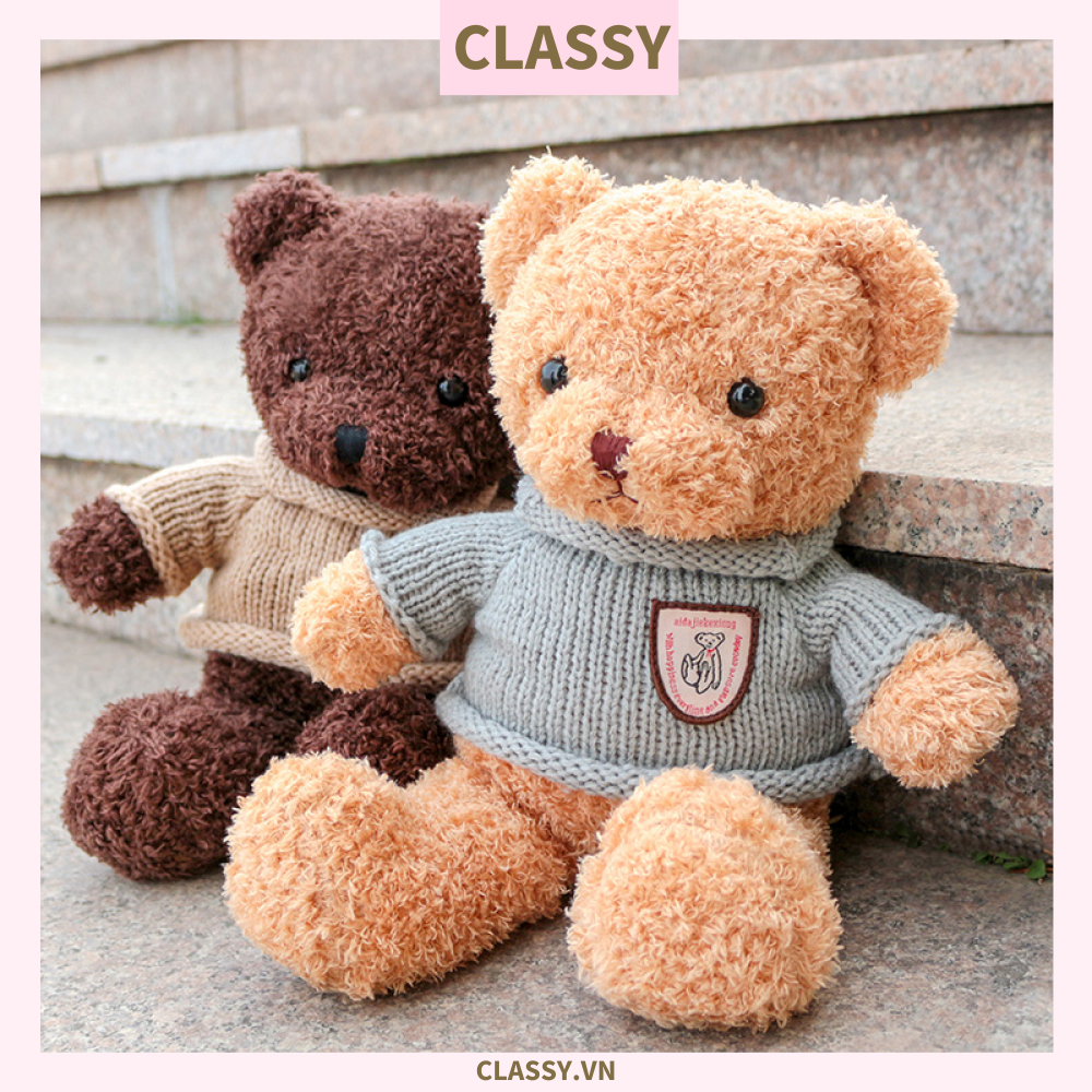 Classy Gấu bông Teddy mặc áo siêu êm siêu mịn B1375