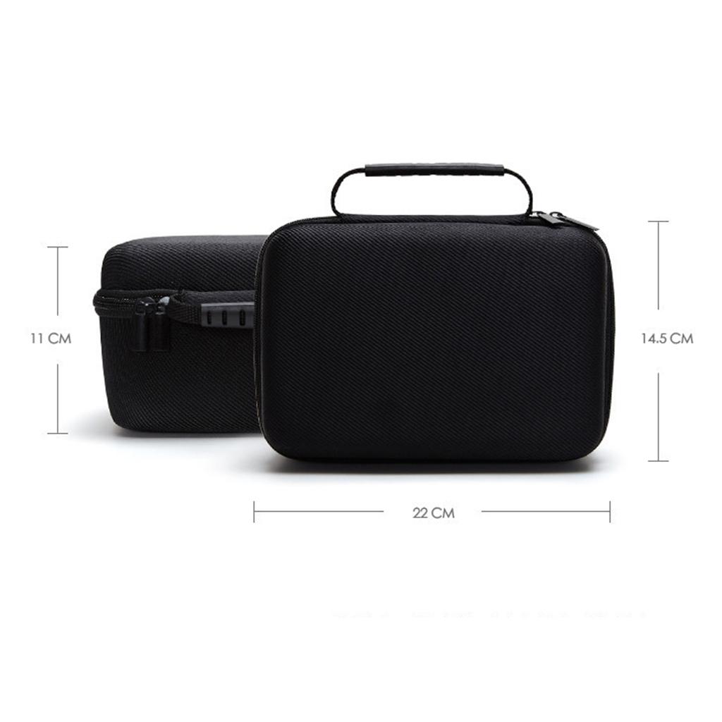 Electronics Travel Organizer Storage Bag for Accessories Cable Cord EVA Black Large