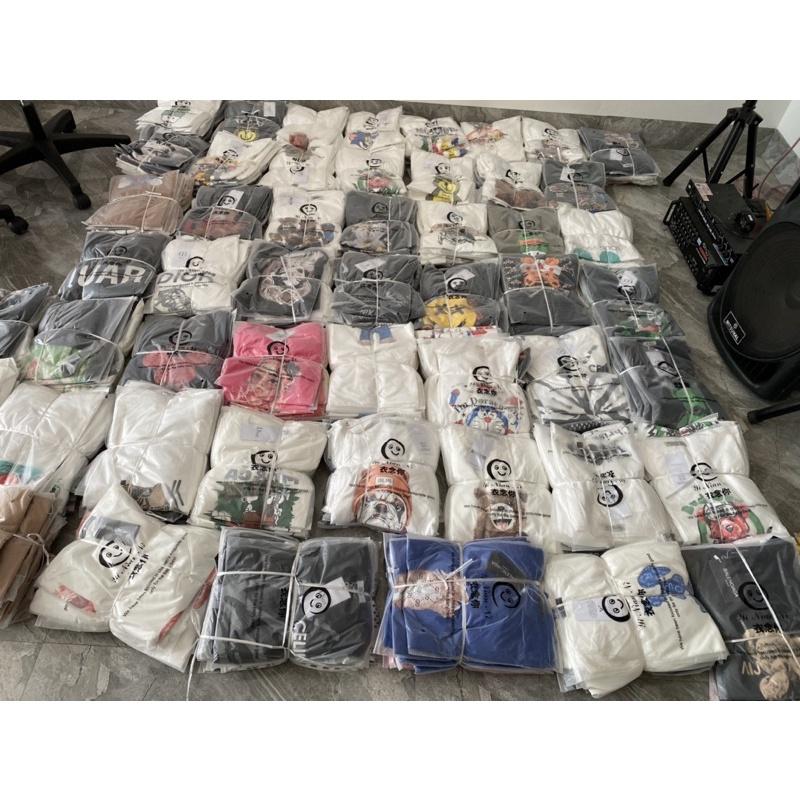 Áo thun tay lỡ nam nữ, áo phông unisex form rộng chất cotton mát mịn thấm hút mồ hôi in hình Hoạt Hình