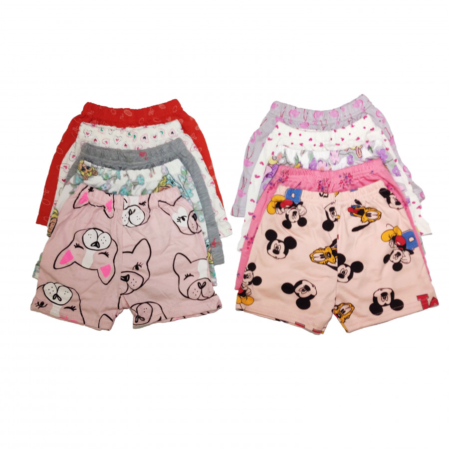 Set 10 quần đùi xuất khẩu cho bé gái siêu đẹp chất lượng ZIPPYQD01