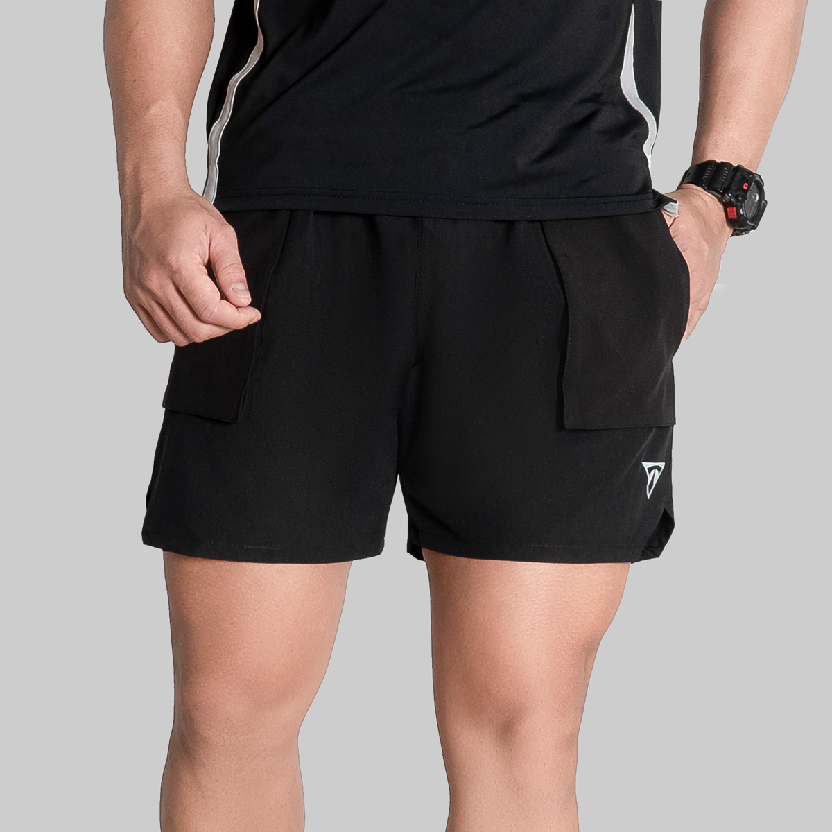 Quần Đùi Thể Thao Nam TSIMPLE V1 Short tập gym vải gió thoáng mát co giãn thoải mái vận động QGRP1