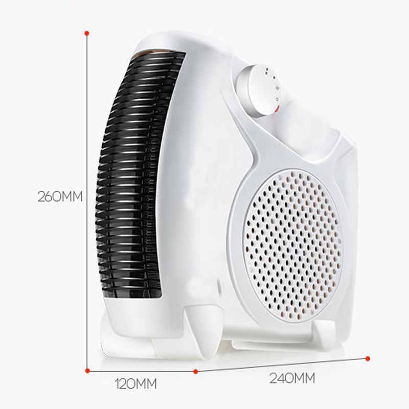 Quạt Sưởi MiNi Để Bàn Tích Hợp Hai Chế Độ Quạt Mát Và Sưởi Ấm công suất 2000W