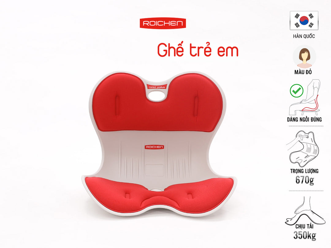 Ghế Chỉnh Dáng Ngồi Đúng Nam Nữ Roichen Hàn Quốc Chính Hãng Phân Phối Độc Quyền