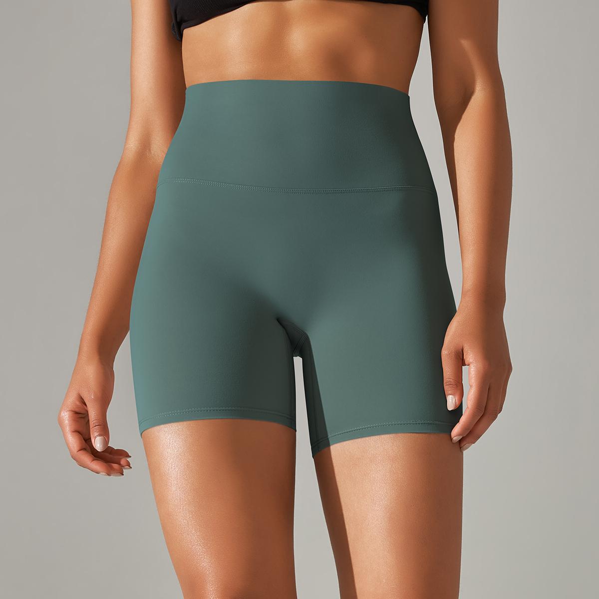 Quần short yoga quần short thể dục nữ chạy xe đạp xe đạp quần short thể thao thoáng khí Color: Cocoa Size: XL