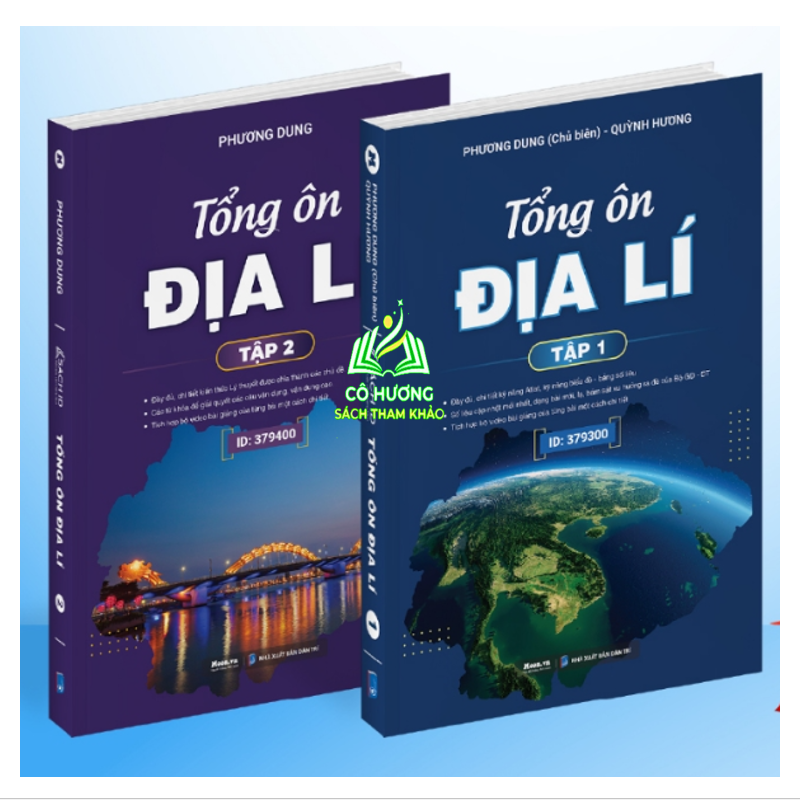 Sách Tổng ôn địa lý lớp 12 ôn thi THPT quốc gia Moonbook