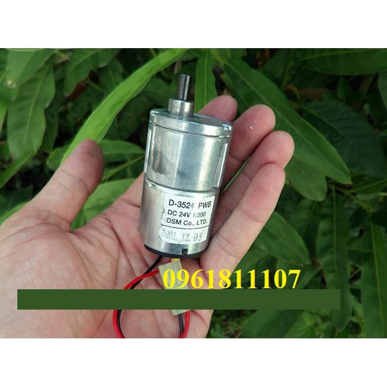 Motor giảm tốc 24V 3524 17rpm 17 vòng