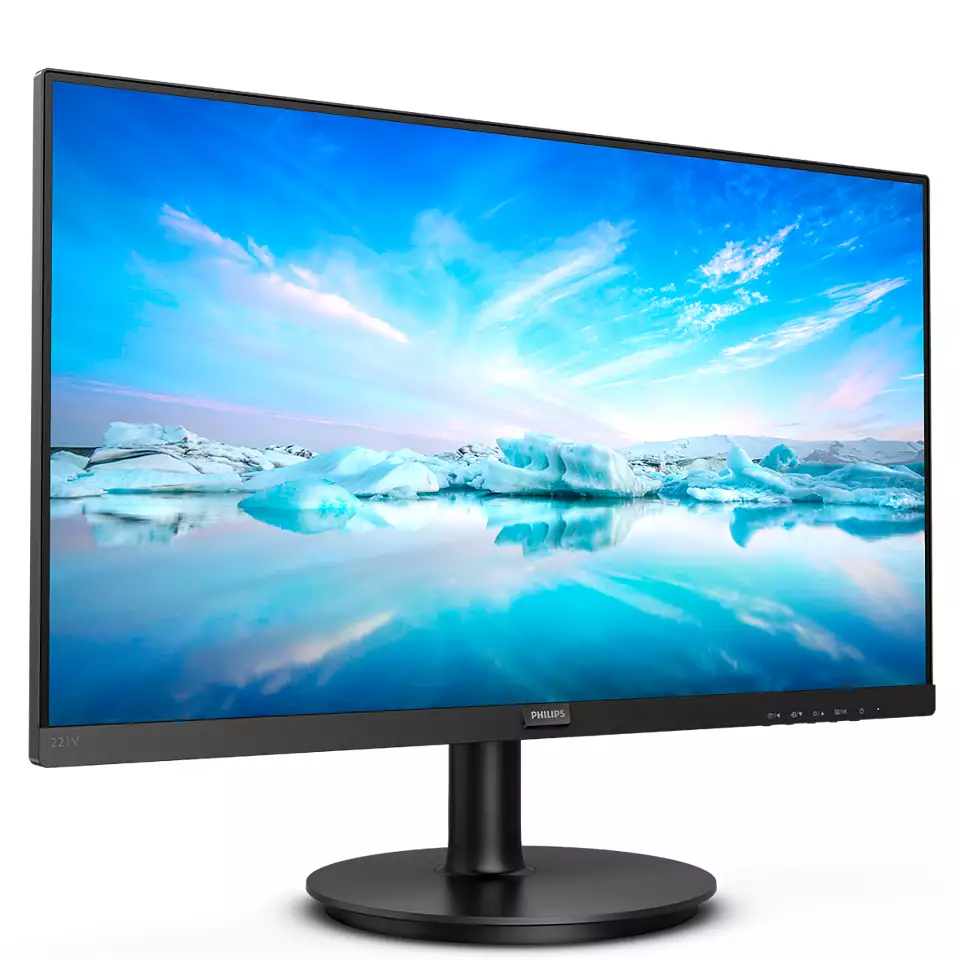 Màn hình máy tính 22inch Philips 221V8 (21.5" IPS FHD 75Hz, HDMI+VGA+DVI) - Hàng chính hãng Viết Sơn phân phối