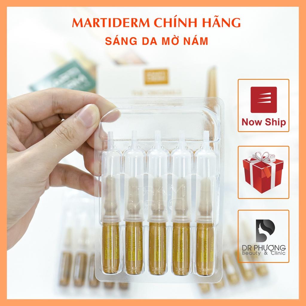 ( ỐNG LẺ ) Tinh chất Ampoule dưỡng ẩm và ngừa lão hóa da Martiderm The Original Proteos Hydra Plus Sp Vàng(ỐNG LẺ)