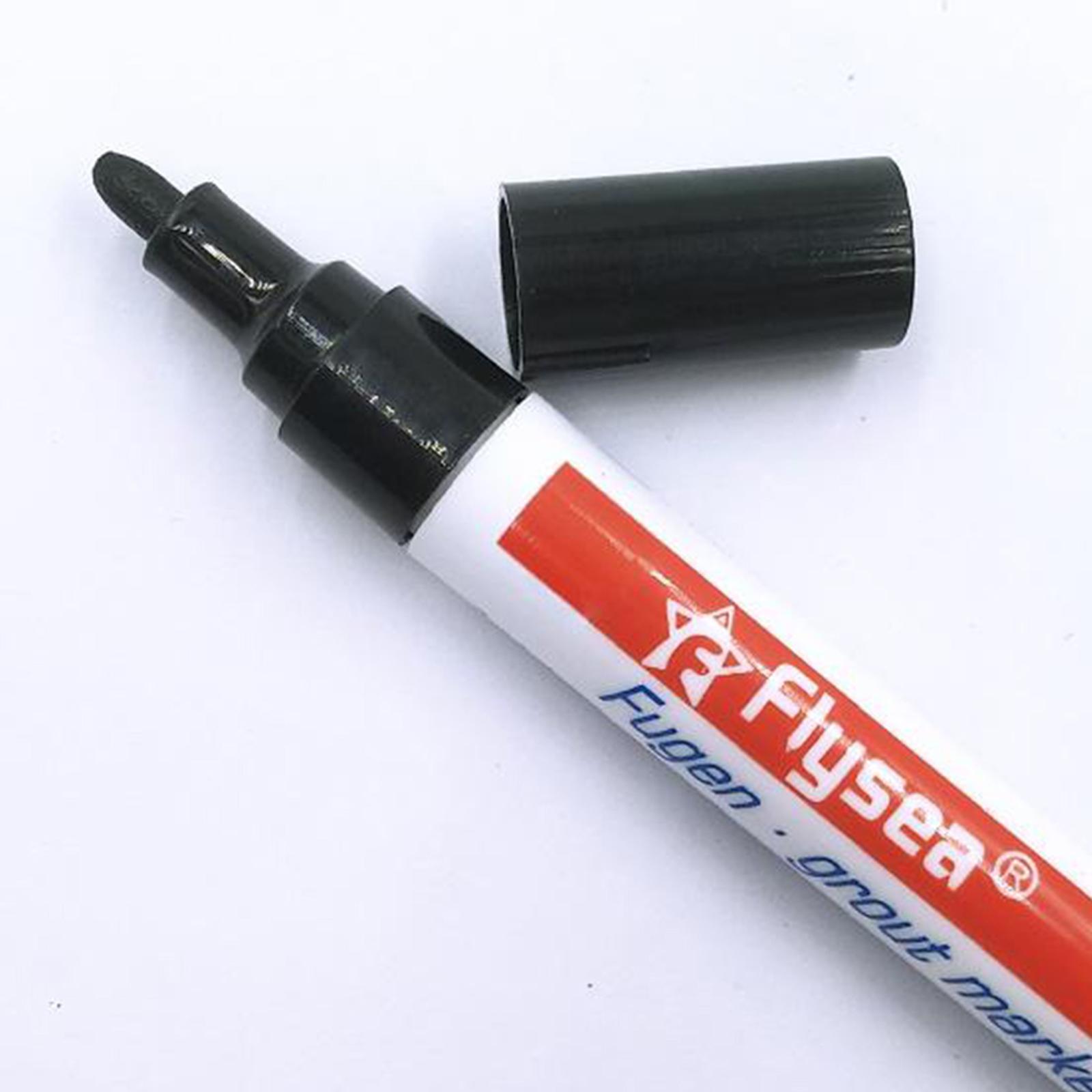 Waterproof Tile Grout Repair Marker for Kitchen Bathroom Black