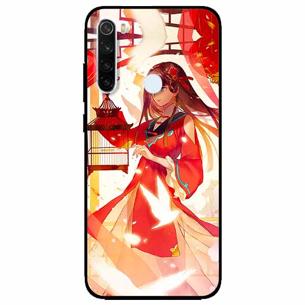 Ốp lưng in cho Xiaomi Redmi Note 8 Mẫu Cô Gái Trung Hoa