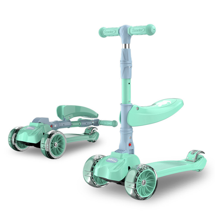 Xe Scooter của Đức tính năng 2 trong 1 có đèn và chong chóng