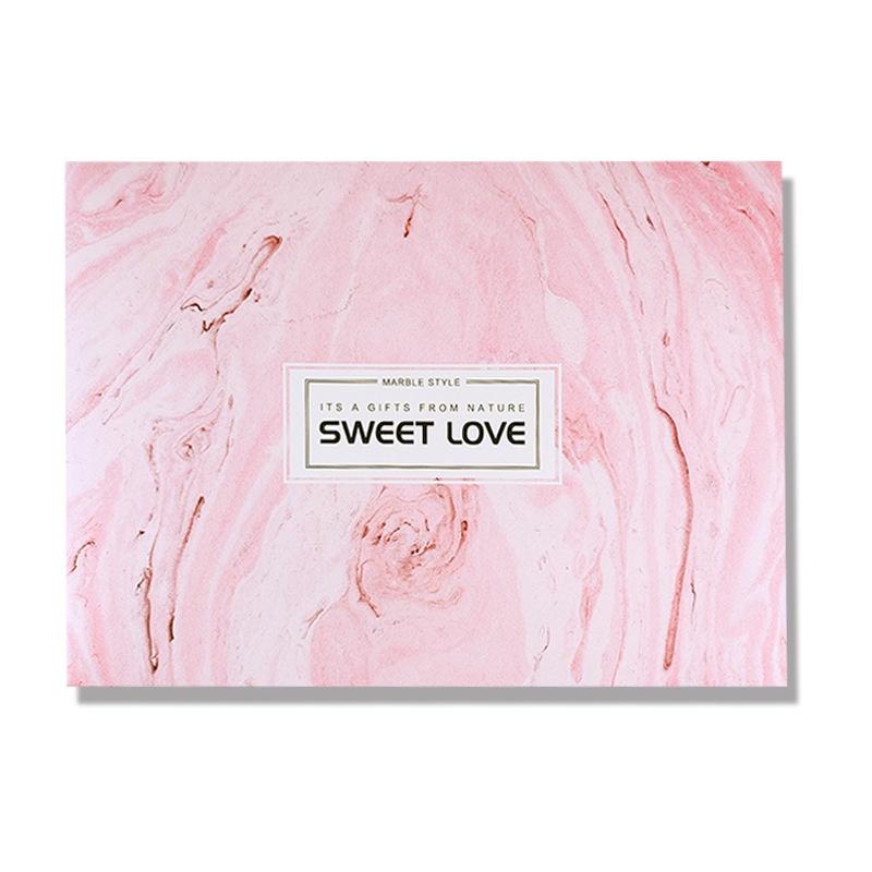 XÉ LẺ Túi giấy hoặc Hộp quà Làm quà tặng 30,5x22x8,5cm hoạ tiết cẩm thạch in chữ SWEET LOVE Q757