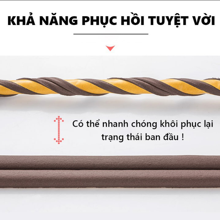 Ron D chắn cửa chống ồn, gioăng dán cửa gỗ, gioăng giảm trấn, gioăng ngăn bụi bẩn, ron dán cửa và cửa sổ