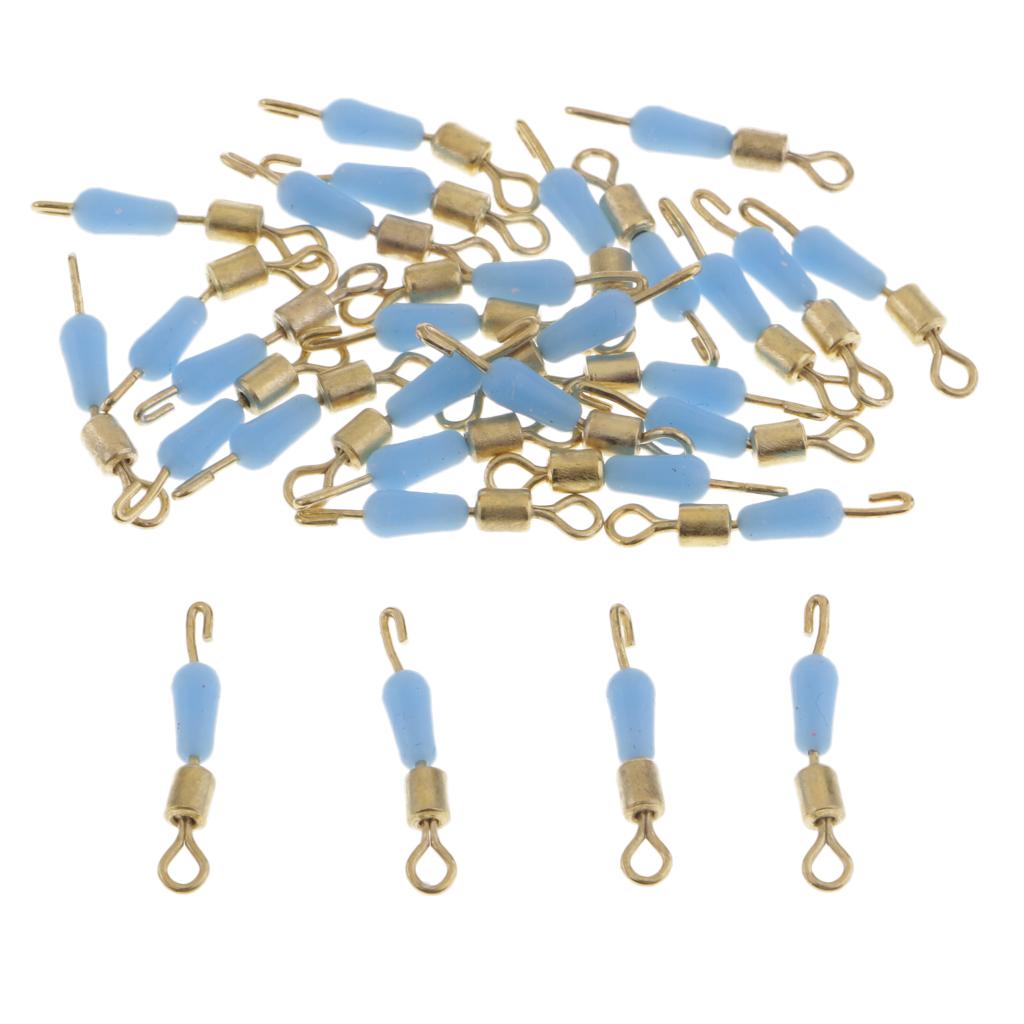 30pcs Quick Change Fishing Swivels Clips Pins Fast Link Line Connector 16mm