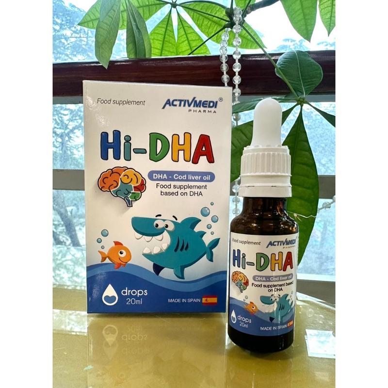 [ CHÍNH HÃNG ] Hi DHA - Bổ Sung DHA Tinh Khiết Từ Dầu Gan Cá Tuyết Tự Nhiên (20ml)