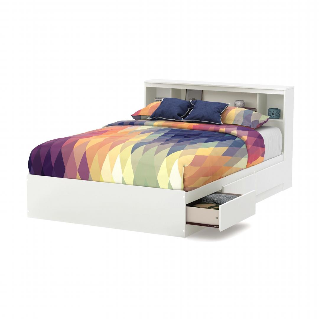 Giường ngủ gỗ hiện đại SMLIFE Sharon | Gỗ MDF dày 17mm chống ẩm | D205xR165xC100cm