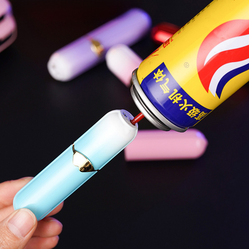 Bật Lửa Hình Cây Son - Xài Gas (giao màu ngẫu nhiên)
