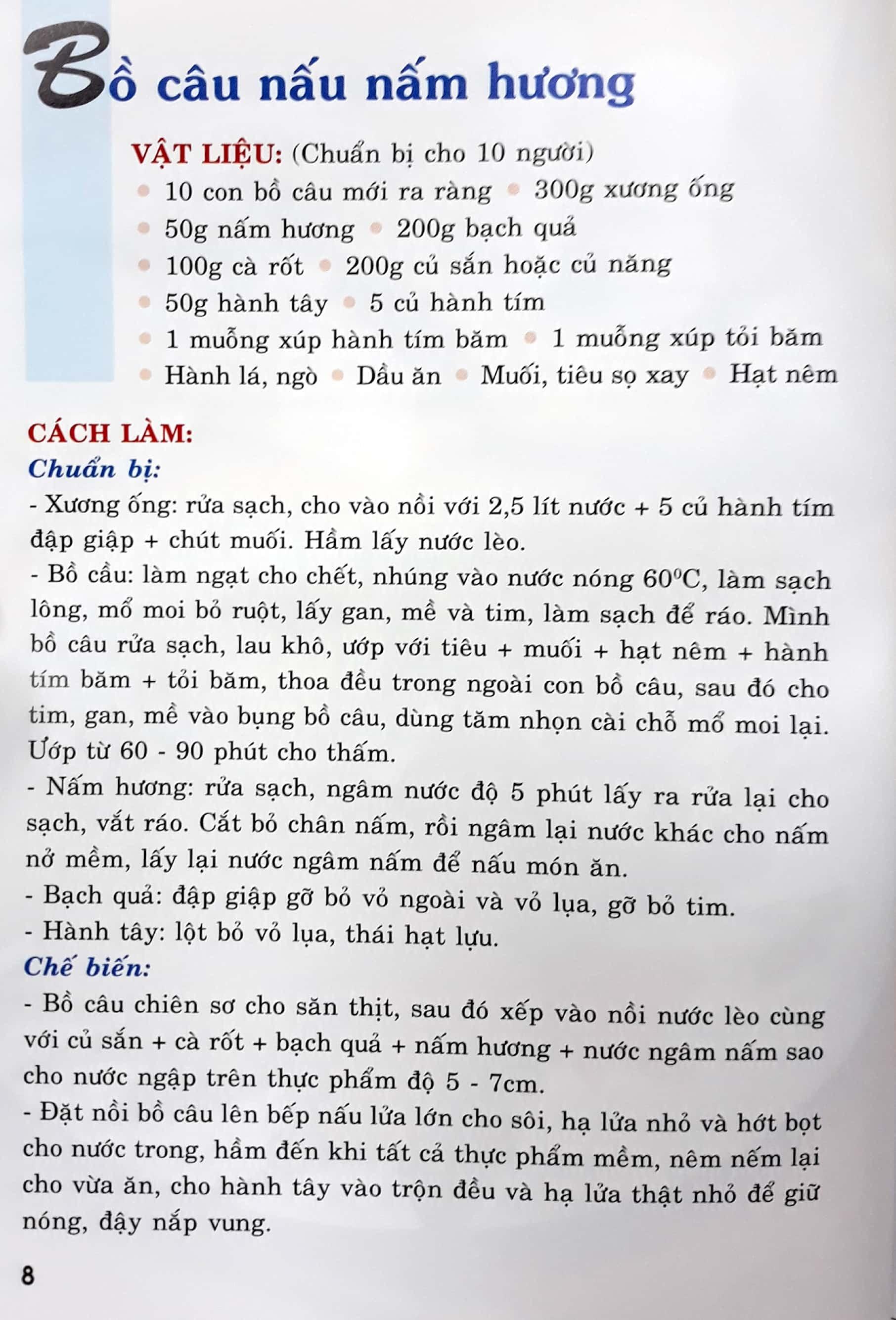 Sách 30 Món Ăn Đặc Sắc