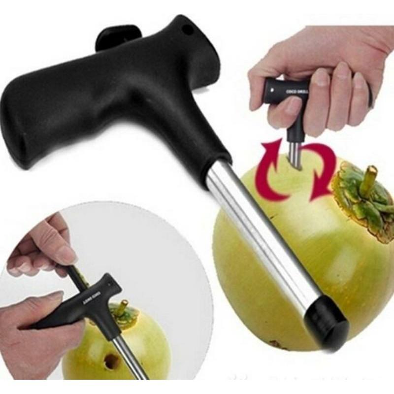 DỤNG CỤ KHUI DỪA KHUI DỪA BẰNG INOX SIÊU TỐC ĐA NĂNG
