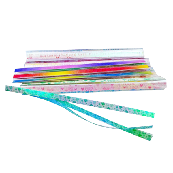 Giấy gấp sao hoạt hình cute nhiều mẫu, Set giấy xếp sao họa tiết hoạt hình - xếp sao kim tuyến