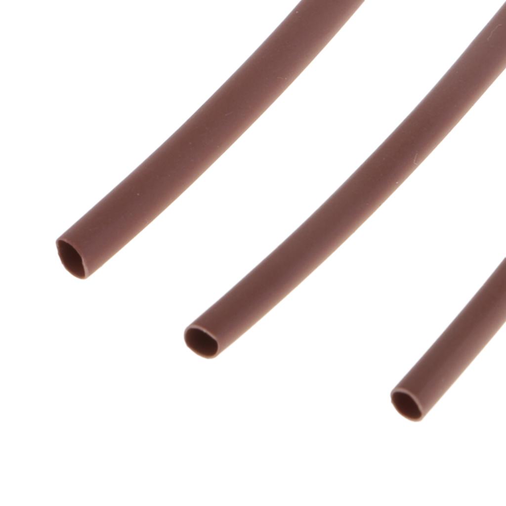 2x20pcs Heat Shrink Tube, Ronnie Rigs Sleeves, Carp Rig Making Tubing Brown