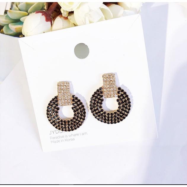 Bông tai ĐÍNH ĐÁ MỢ CHẢNH CỰC SANG