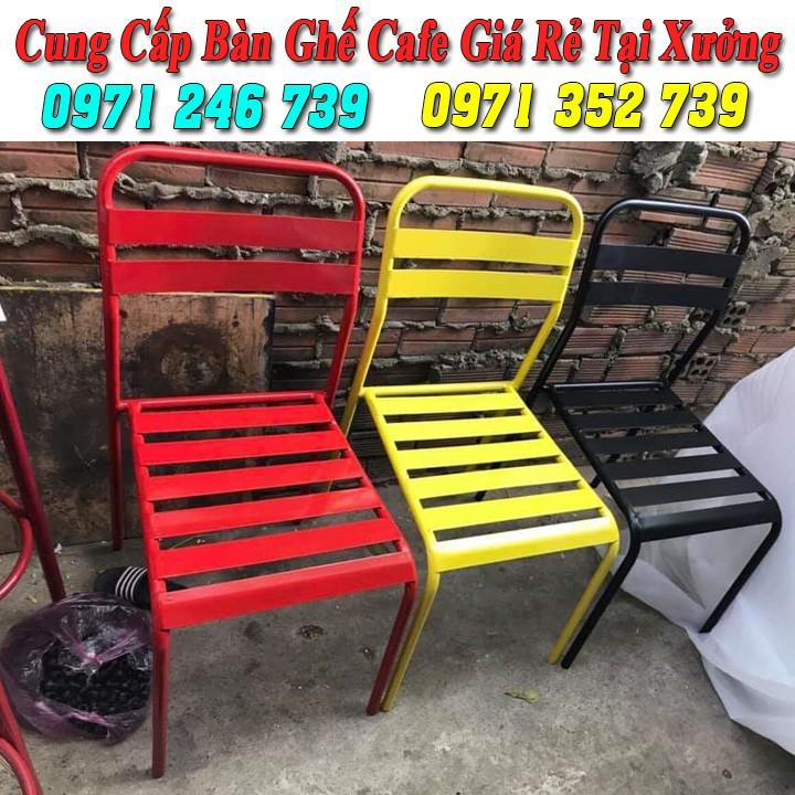 Ghế sắt cafe ngoài trời