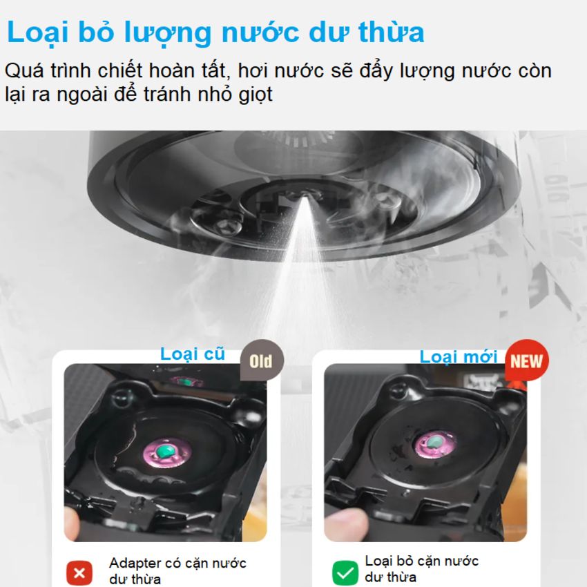 Máy Pha Cà Phê 6 Trong 1 HiBREW H1B Thương Hiệu Mỹ Pha Nóng-Lạnh Áp suất 20 Bar - Hàng Nhập Khẩu (Bảo Hành 12 Tháng)