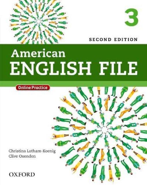 American English File Second Edition: 3 Student's Book with Oxford Online Skills Program