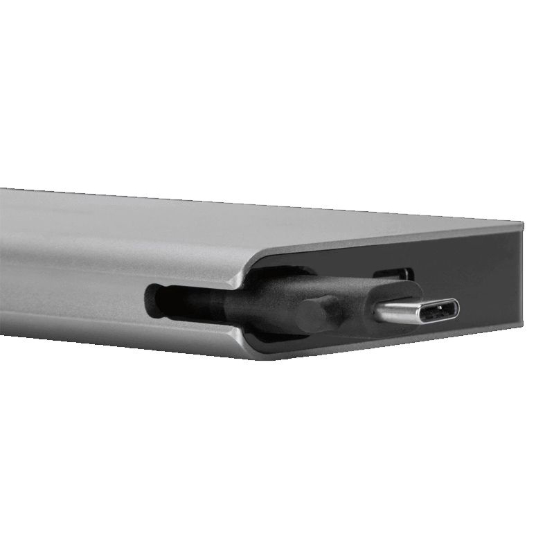 Cổng chuyển TARGUS 8 in 1 USB-C Docking Station với cáp USB-C có thể tháo rời - DOCK414- Hàng chính hãng