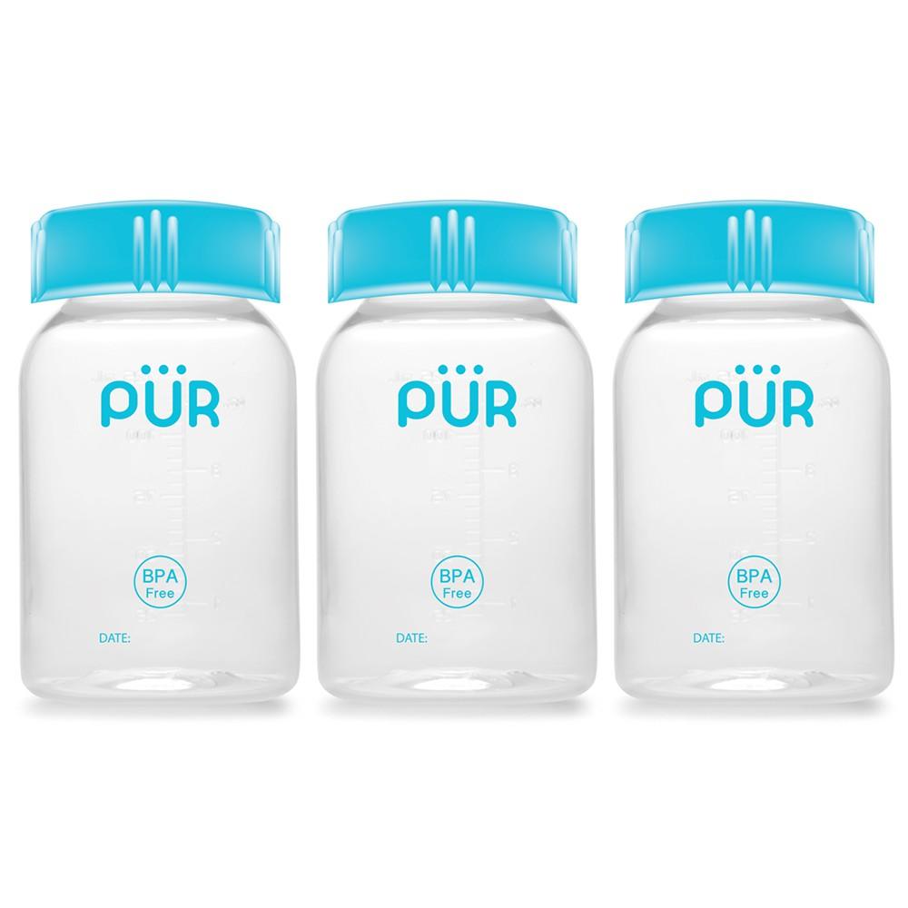 Bộ 3 bình trữ sữa Pur 125ml