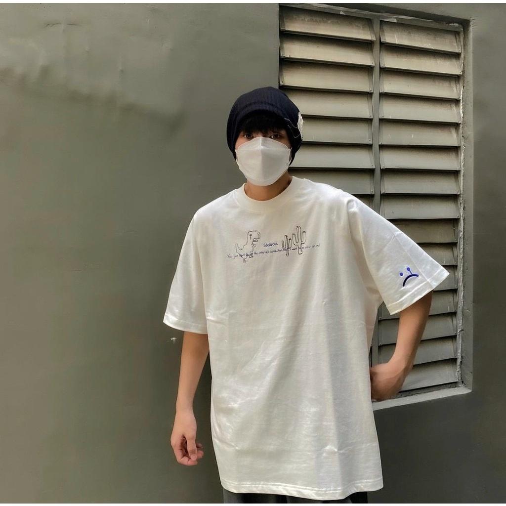 Áo Thun Local Brand Sadboiz Khủng Long Nam Nữ Unisex Full Mạc