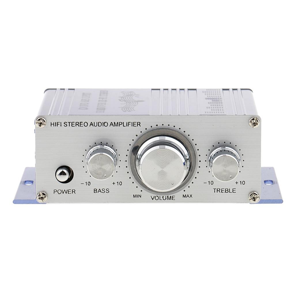 12V Hifi Stereo Âm Thanh Loa Máy Tính MP3 Đầu Vào Xe Nhà
