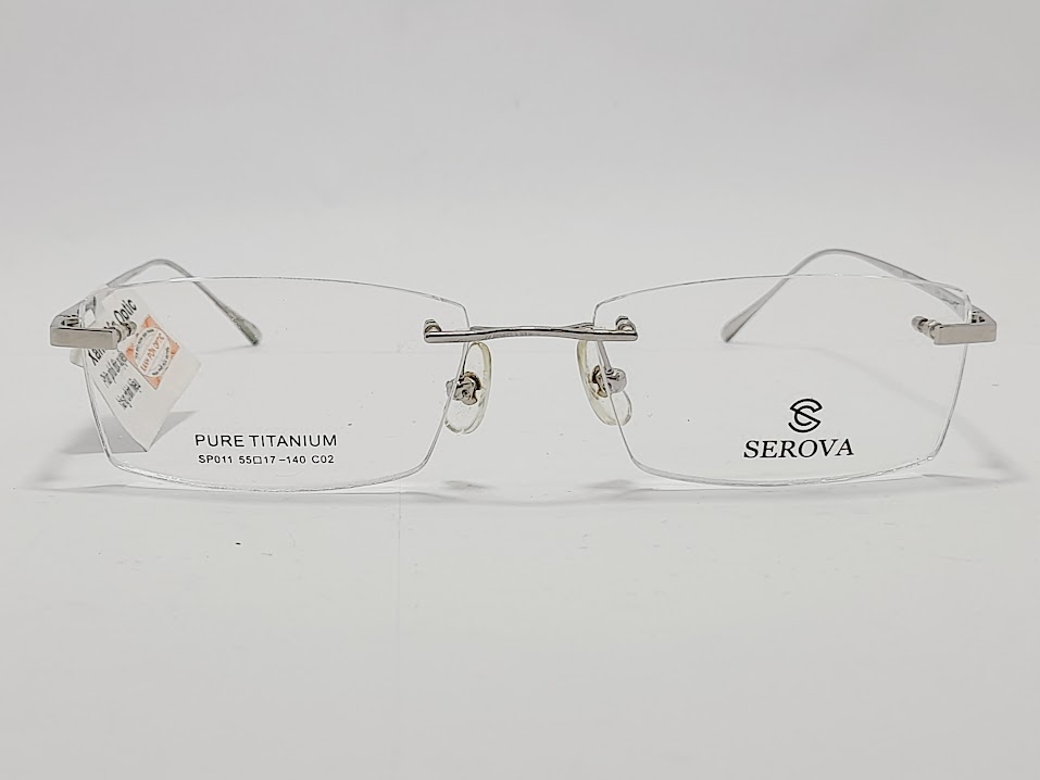 Combo gọng kính SEROVA SP011 - Bạc