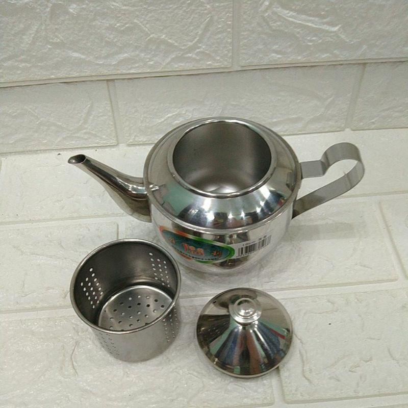 Ấm trà inox có lọc - hàng đẹp giá tốt