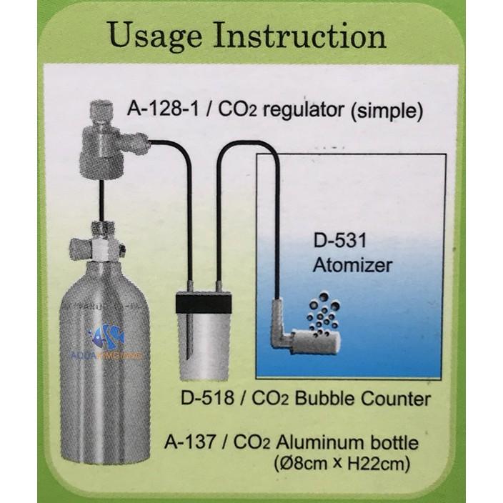 Phụ kiện sủi CO2 tặng 1m dây sủi phi 4mm