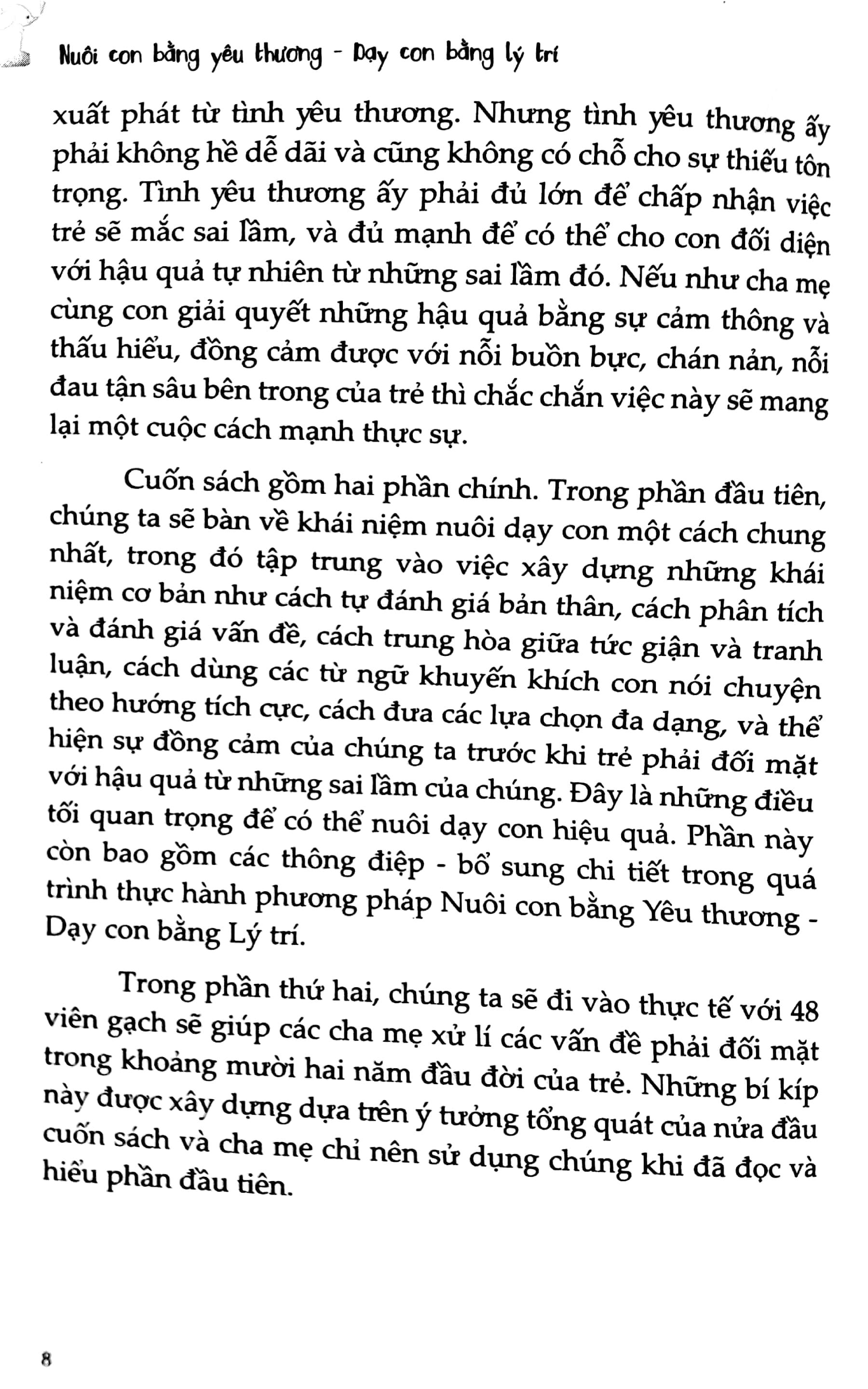 Nuôi Con Bằng Yêu Thương - Dạy Con Bằng Lý Trí - Tái Bản 2022