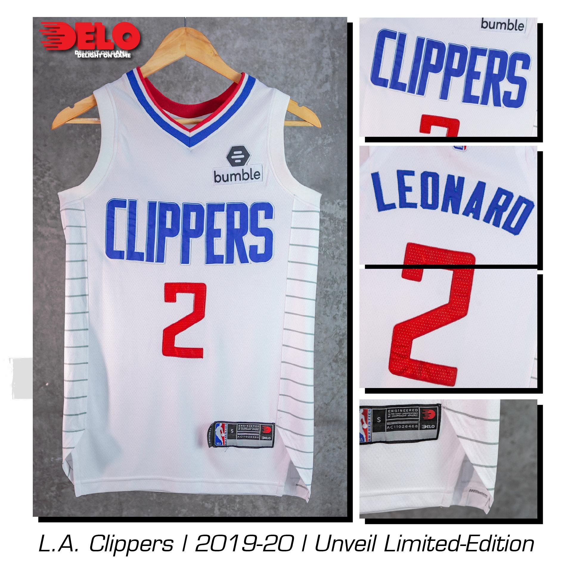 Bộ quần áo bóng rổ Jersey NBA Delo - Los Angeles Clippers