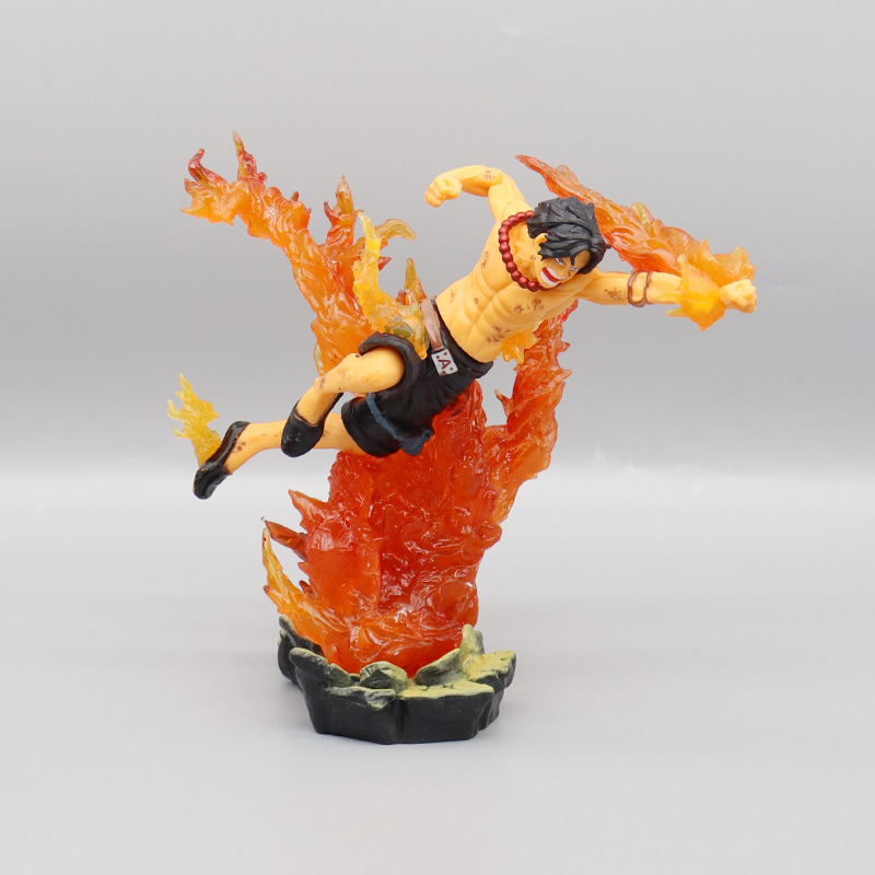 Mô Hình One Piece Nhân Vật Portgas D ACE Hỏa Quyền Mẫu 03 - Cao 15cm