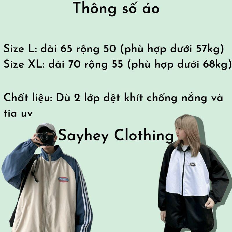 Áo khoác dù PentaQ Jacket Nam Nữ Form Rộng Phong Cách Ulzzang