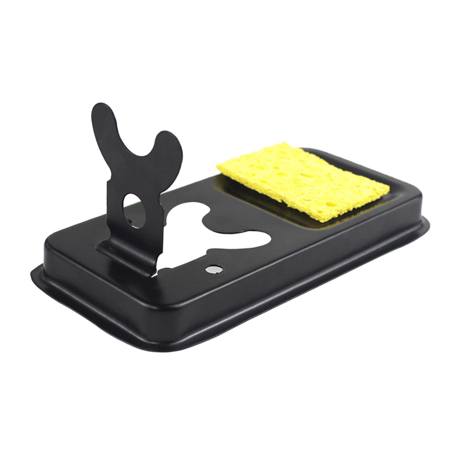 Soldering Iron Stand Compact with Tip Cleaner Sponge Soldering Iron Holder