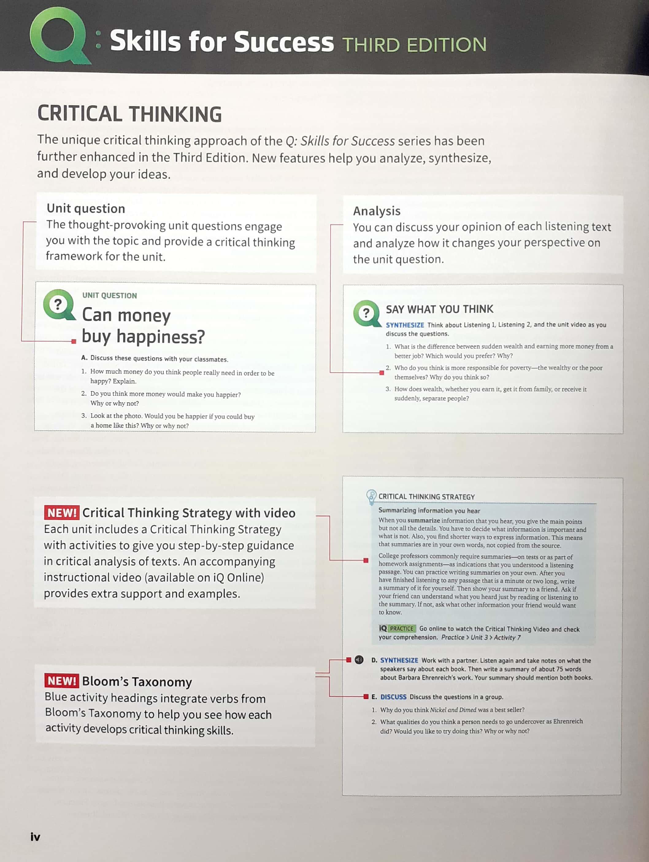 Sách ngoại văn: Sách Ngoại Văn - Q: Skills for Success 3rd Edition